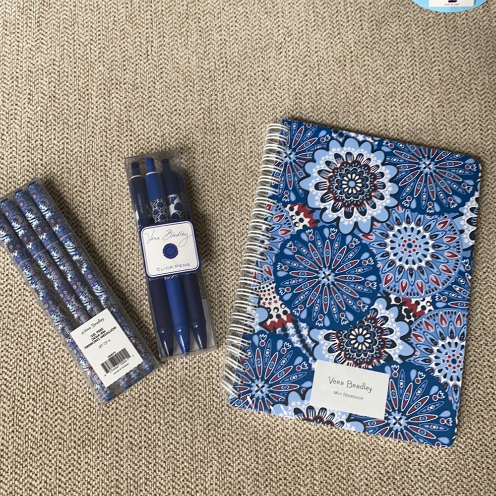 Vera Bradley Mini Notebook Set